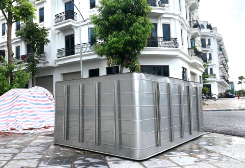  Dự án Bể inox ngầm cung cấp siêu KĐT mới Kiến Hưng - Kiến Hưng Luxury